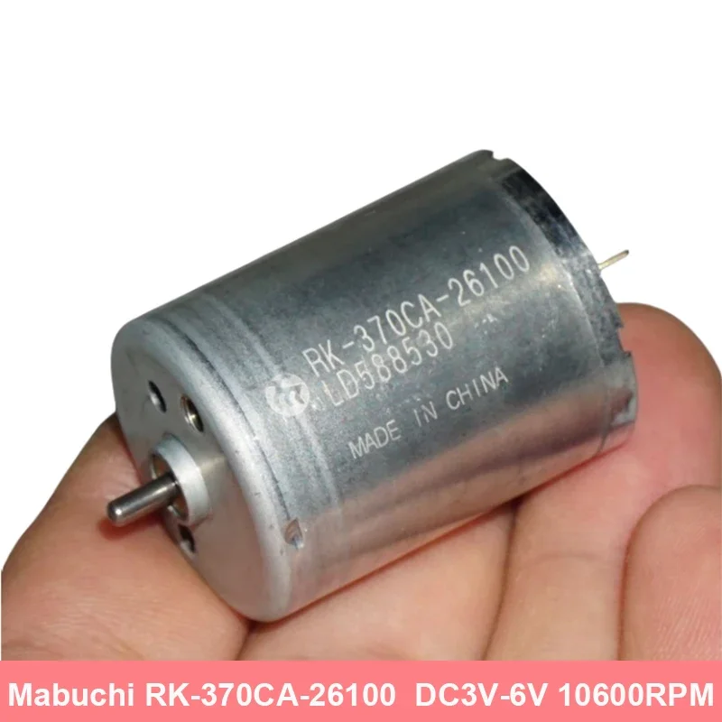 MABUCHI RK-370CA-26100 Micro Mute 24 мм Электродвигатель DC3V 5V 6V Высокоскоростной мини-двигатель с