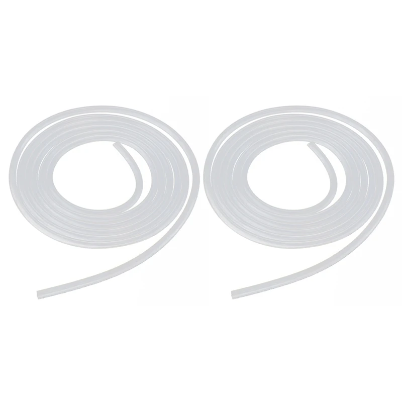 

2Pc 2 Meter Silicone Tube Silicone Tube Pressure Hose Highly Flexible 3 X 5Mm