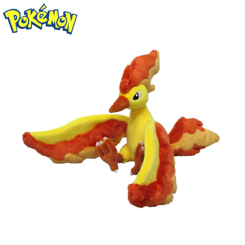

Anime Pokemon Moltres Plush Pet Elf Stuffed Toys Gifts Cute Cartoon Elf Decorate Dolls Christmas Birthday Kids Gifts
