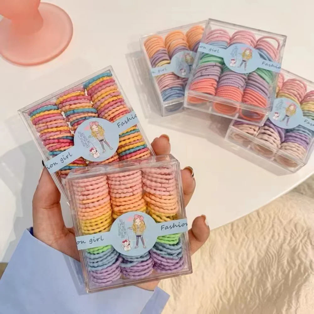 

Резинки для волос Эластичные разноцветные для девочек, 100 шт.