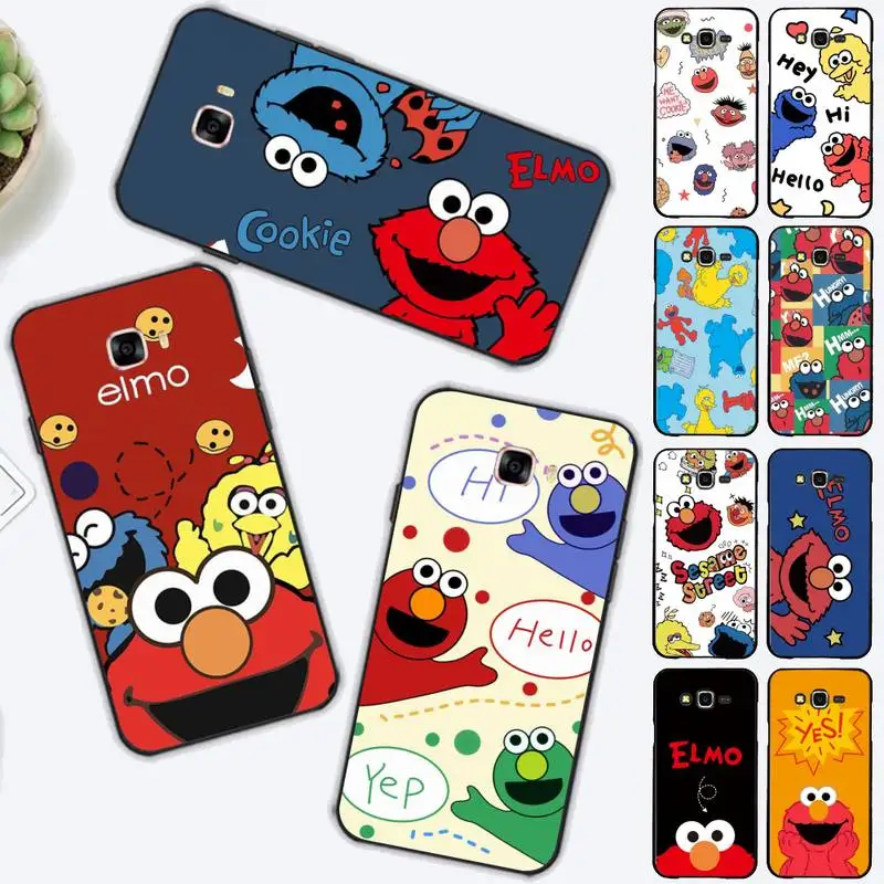 

Sesame Street Phone Case for Samsung J 2 3 4 5 6 7 8 prime plus 2018 2017 2016 core