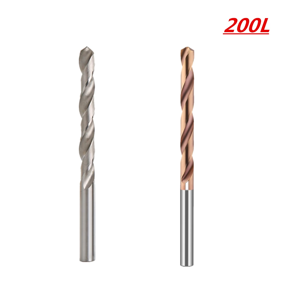 Новинка 1 шт. Твердые карбидные сверла вольфрама для ЧПУ карбидные сверла Gwist 4,0 мм-20,0 мм x200L металлическое сверло вольфрамовое стальное сверло