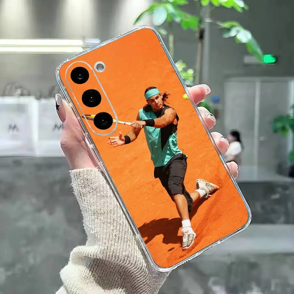 Фото Чехол для телефона King of Clay R-Rafael N-Nadal, силиконовый, мягкий, для Samsung Galaxy A73, A72, A71, A70, A53, A52, A51 №2