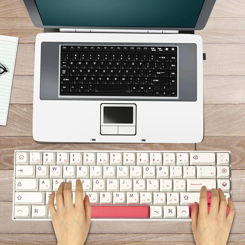 Клавиатура Механическая с 127 клавишами PBT Набор колпачков для клавиш XDA MX Switch