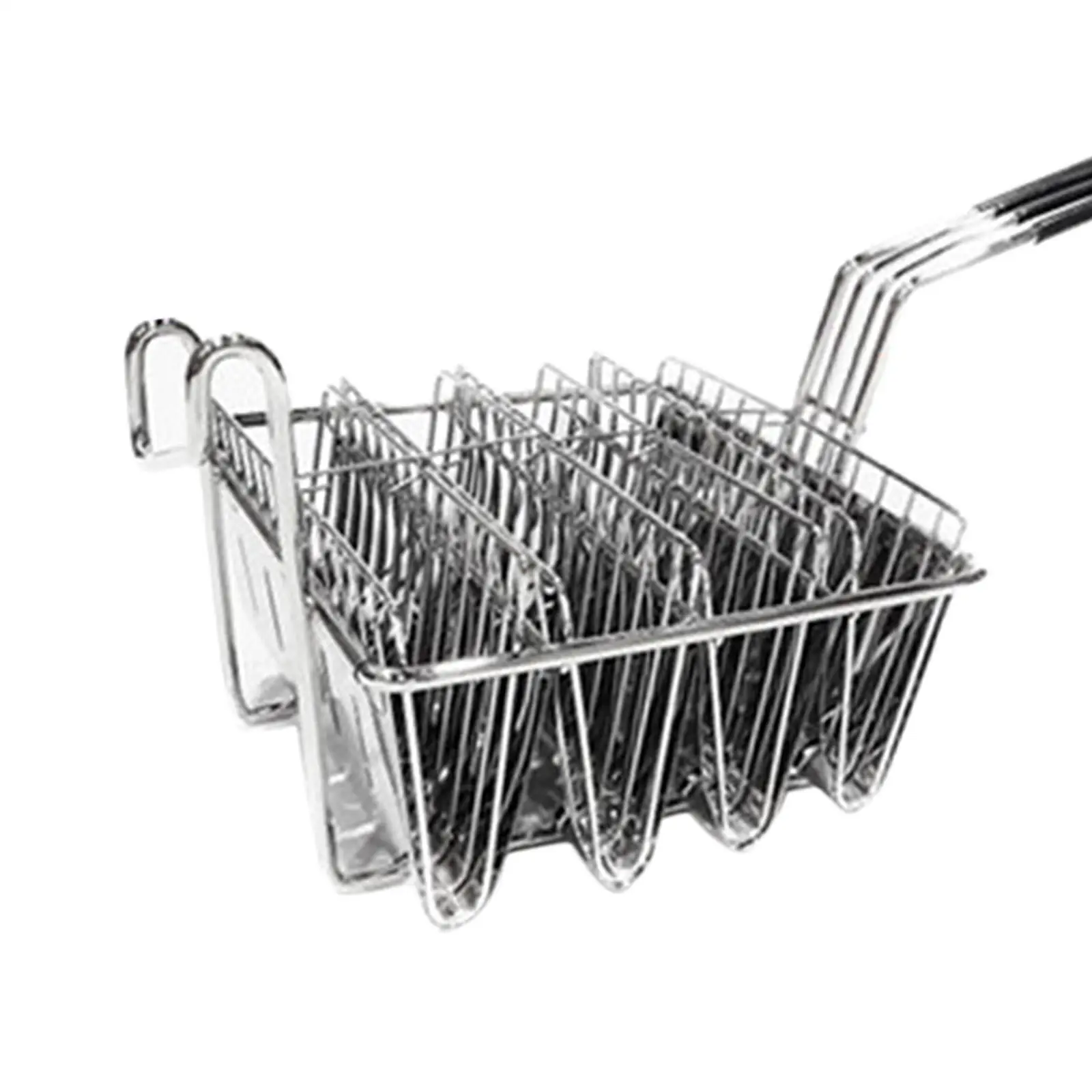 

Taco Deep Shell Fryer Taco Holder Fried Basket Container Stand 6 Shells