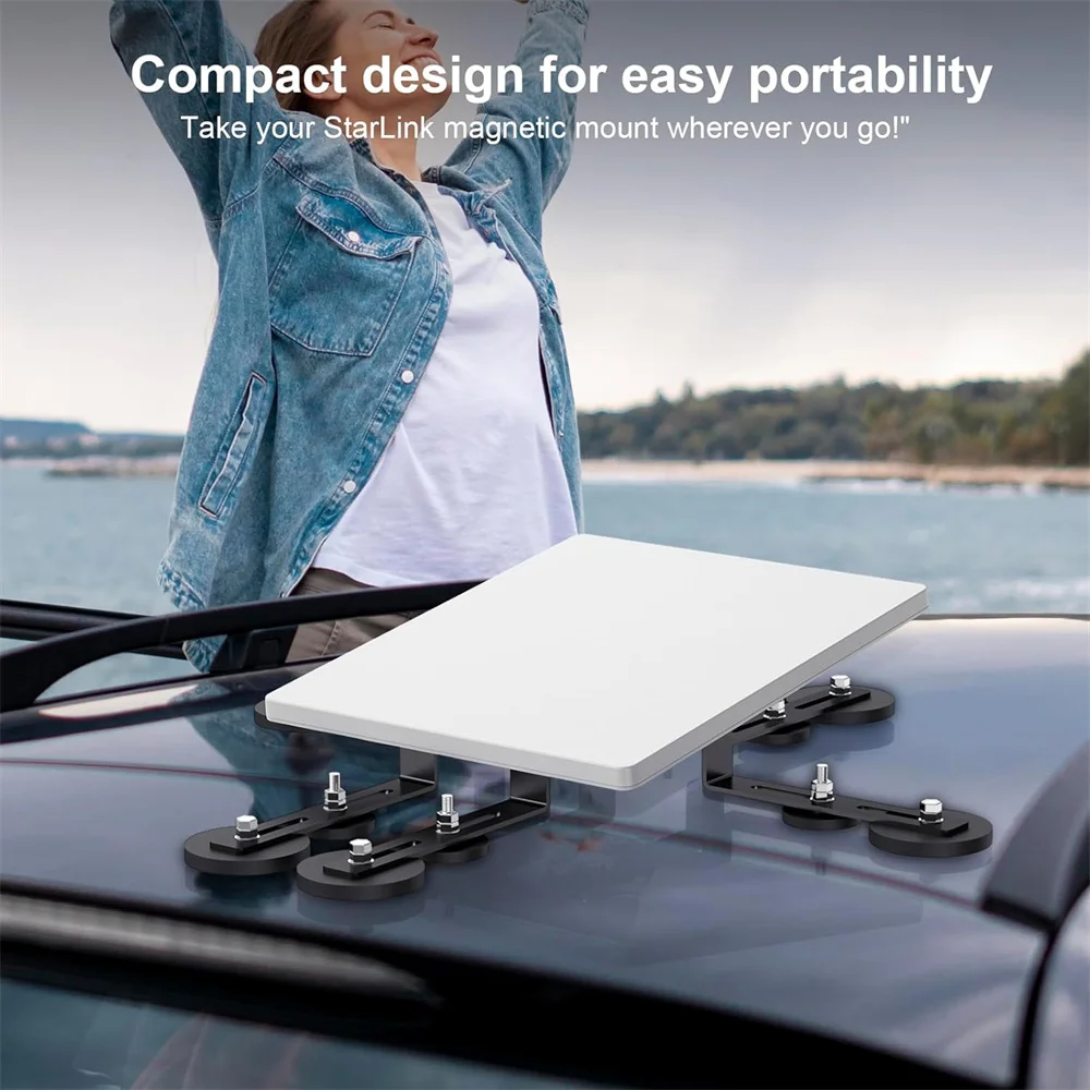 Комплект Starlink Gen3 Крепление на крышу 12 магнитных оснований До 376 фунтов мощности