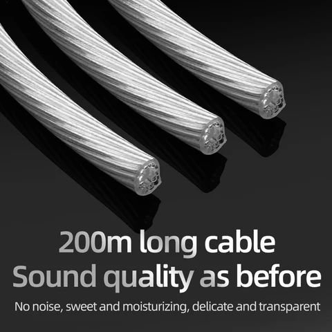 ATAUDIO HiFi OCC посеребренный аудиокабель 12 жил