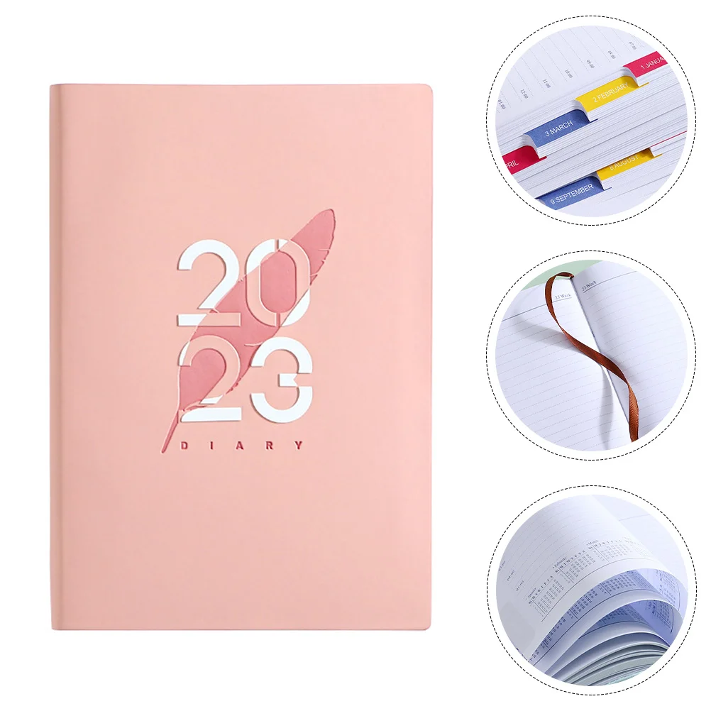 

Planner Notebook Weekly Academic Calendar Daily Monthly Schedule Pad 2023 Journal Appointment Note Agenda Dated Subject Paper