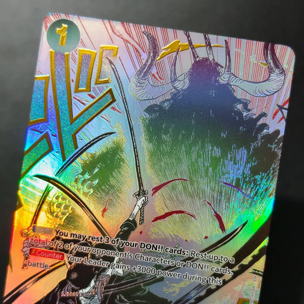 Коллекционные карточки Proxy ONE PIECE Demon Aura Nine Sword Style Asura Blades Drawn Dead Man's Game Boeuf Burst English TCG Anime Cards (art.: 3920da13e8fa4) - 3920da13e8fa4