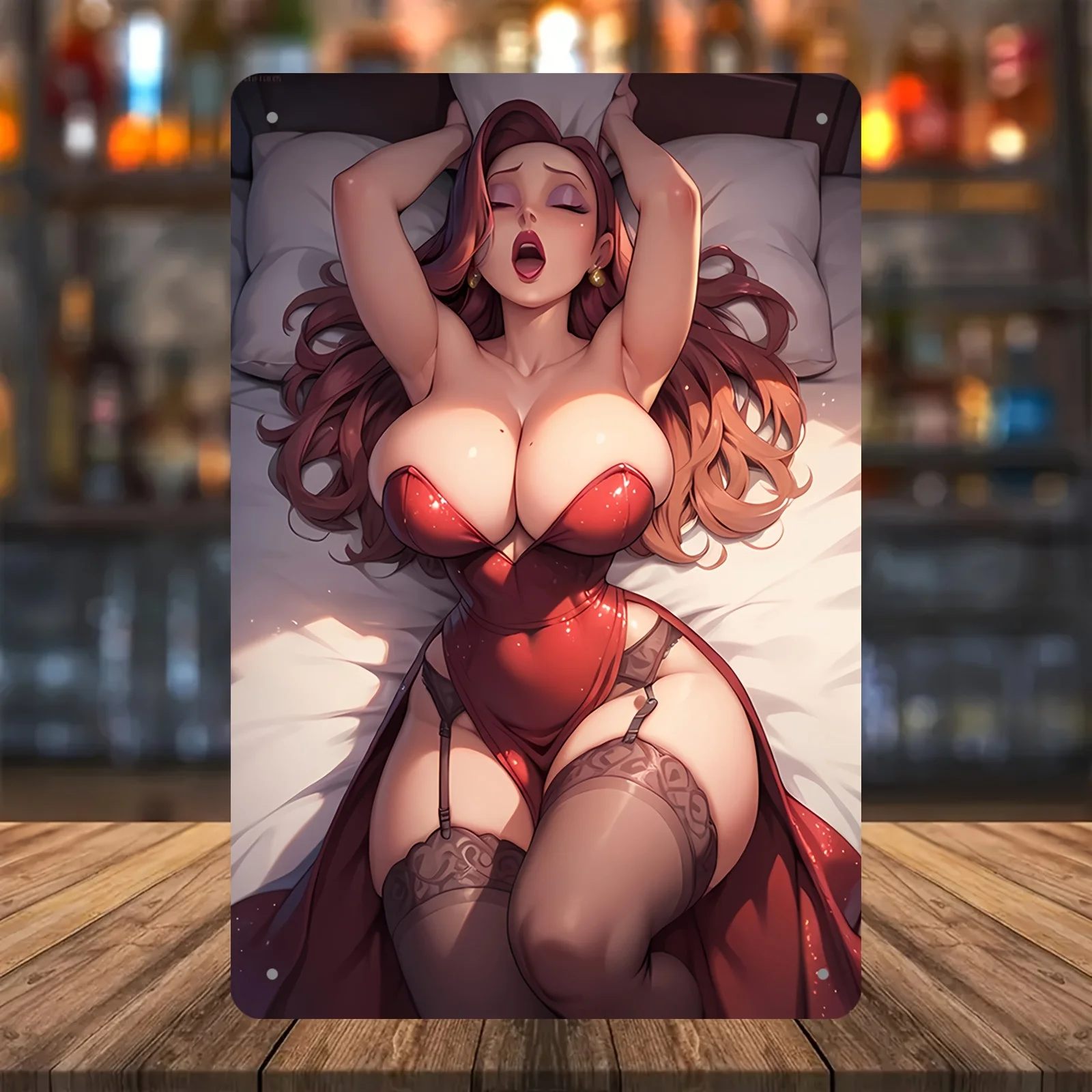 

Металлический плакат Jessica Rabbit