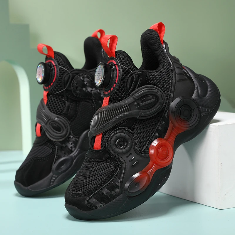 

Basketball Shoes Children's 2022 All Seasons Light Boys Basketball Shoes Wear-resistant Non-slip Girls Sports Shoes 31-40