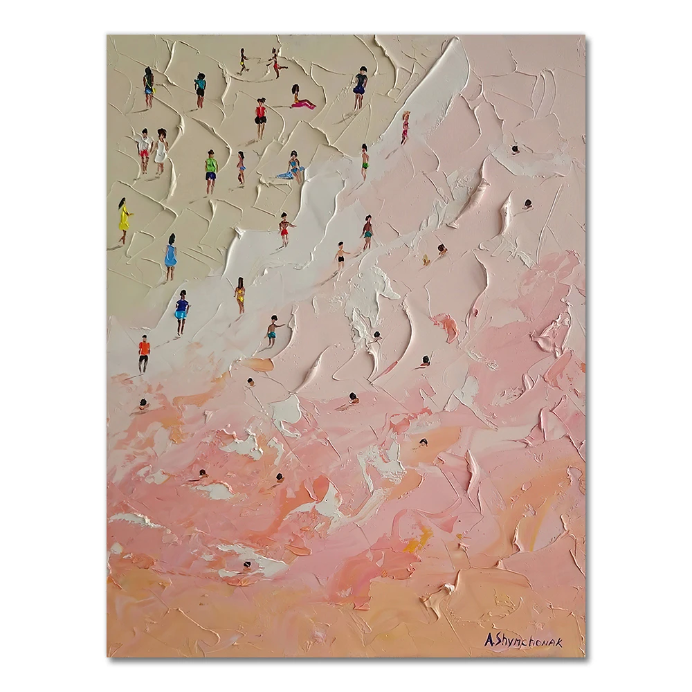 

Картина на холсте, летний пляж, морской пейзаж, нож, картина, картина маслом, постер, картина на стене, фотографии для гостиной