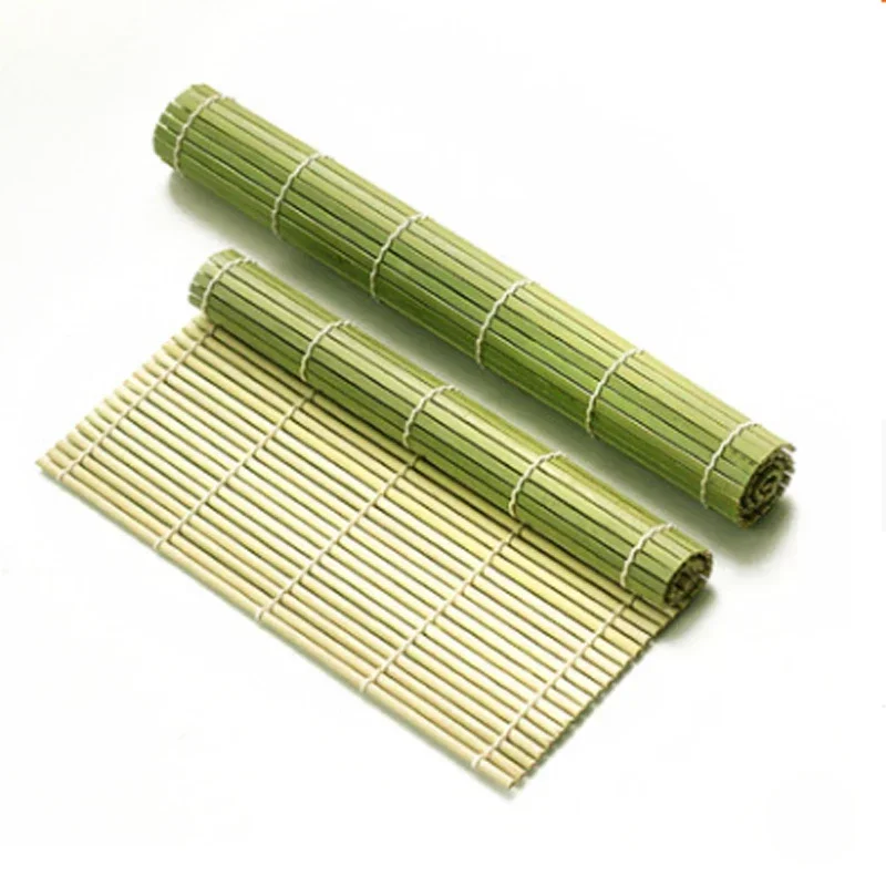 

Green Sushi Rolling Roller Bamboo DIY Sushi Mat Onigiri Rice Roller Hand Maker Sushi Tools Japanese Food Beto Accessories