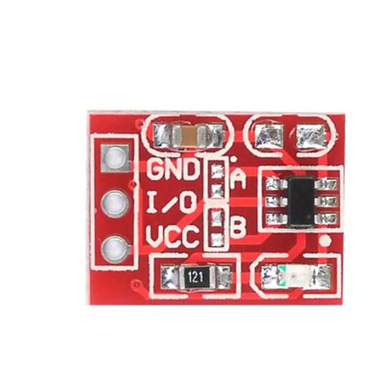 10 шт. TTP223 модуль сенсорной кнопки конденсатор тип один одноканальный