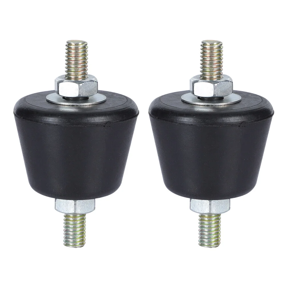 

2 Pcs Mini Mat Shockproof Holder Split Pad Air Conditioner Absorbers Shock-absorbing Base Rubber Stand