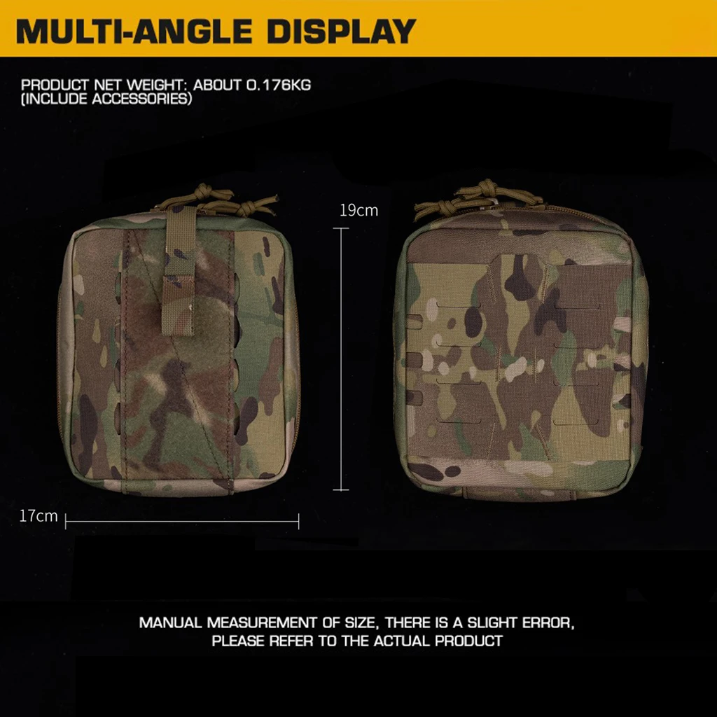 Средняя сумка lFAK MED тактическая медицинская MOLLE первой помощи для повседневного
