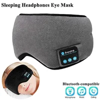 10pcs Man&Women Sleeping Headphone Bluetooth-Compatible Wireless Music Sport Headbands Eye Mask Headset with Mic Yoga Hair Bands