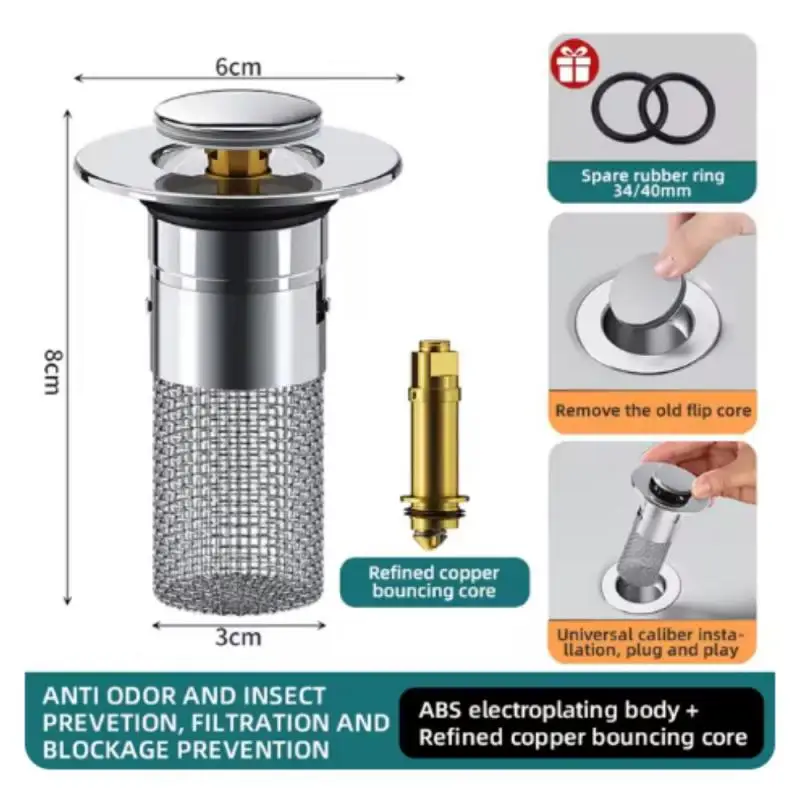 Фотофильтр для раковины с защитой от запаха