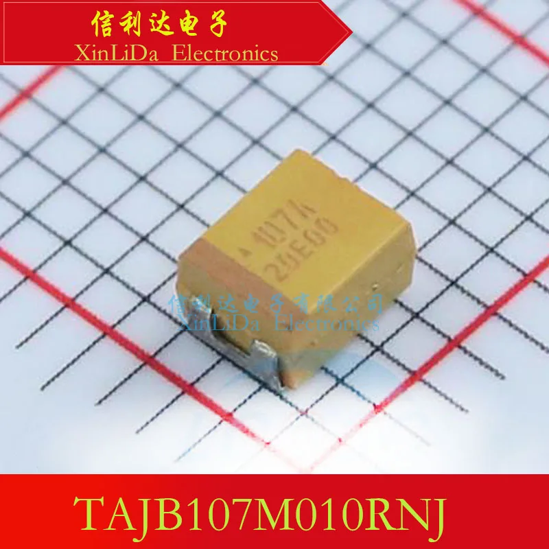 

TAJB107M010RNJ 3528B 100uF ±20% 10V Tantalum Capacitor Kyocera AVX New and Original