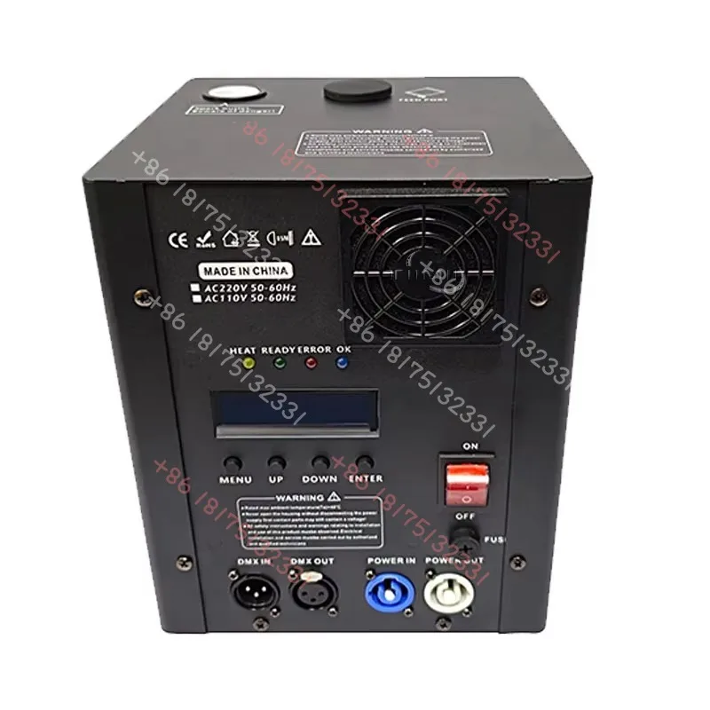 Фото 2 шт. 650W/600W/700W машины для холодных искр с опцией Flightcase, Ti-порошок, прозрачные, DMX, с дистанционным управлением №5