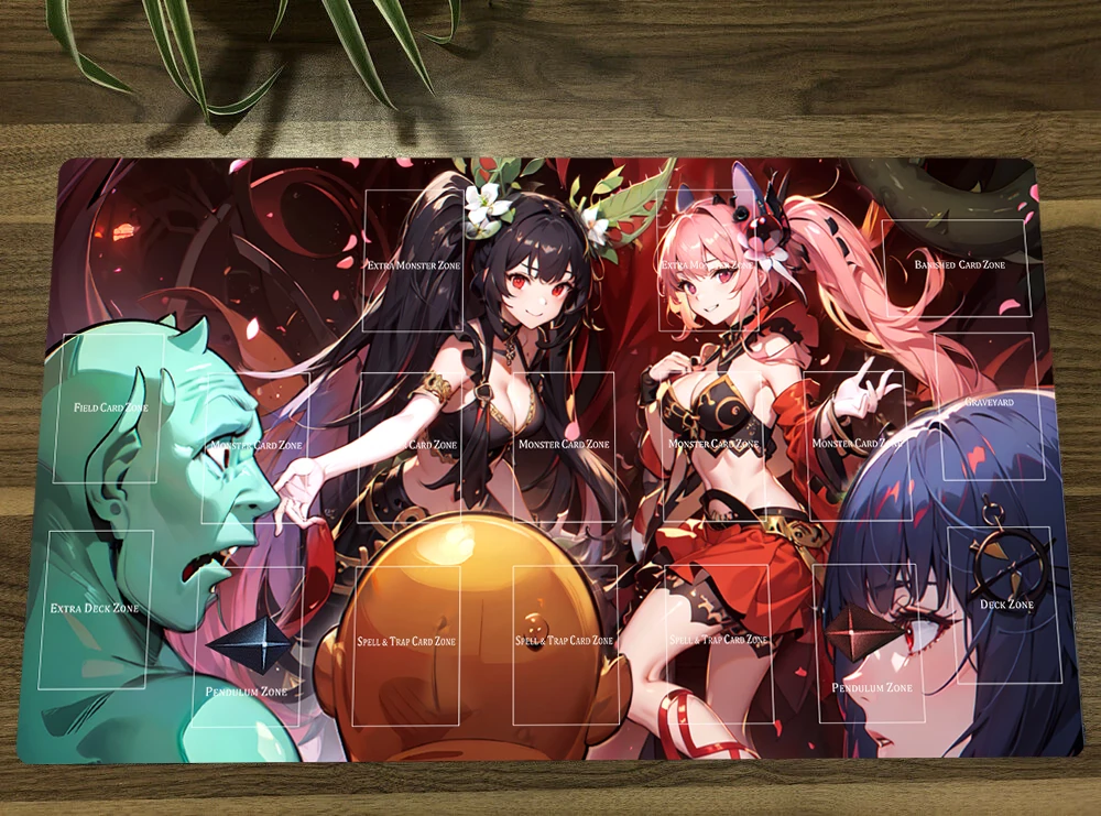 Коврик для мыши YuGiOh трапетрикс Dionaea Mantis TCG геймерский игровой коврик для торговых карт игровой коврик для Стола игровой коврик для мыши 60x35 см Коврик для мыши