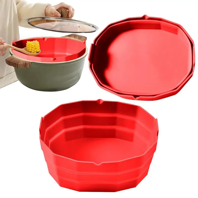 

Slow Cooker Liner Heat-resistant Silicone Slow Cooker Liner Multipurpose Pot Accessories Slow Cooking Liner For Most 6 Quart