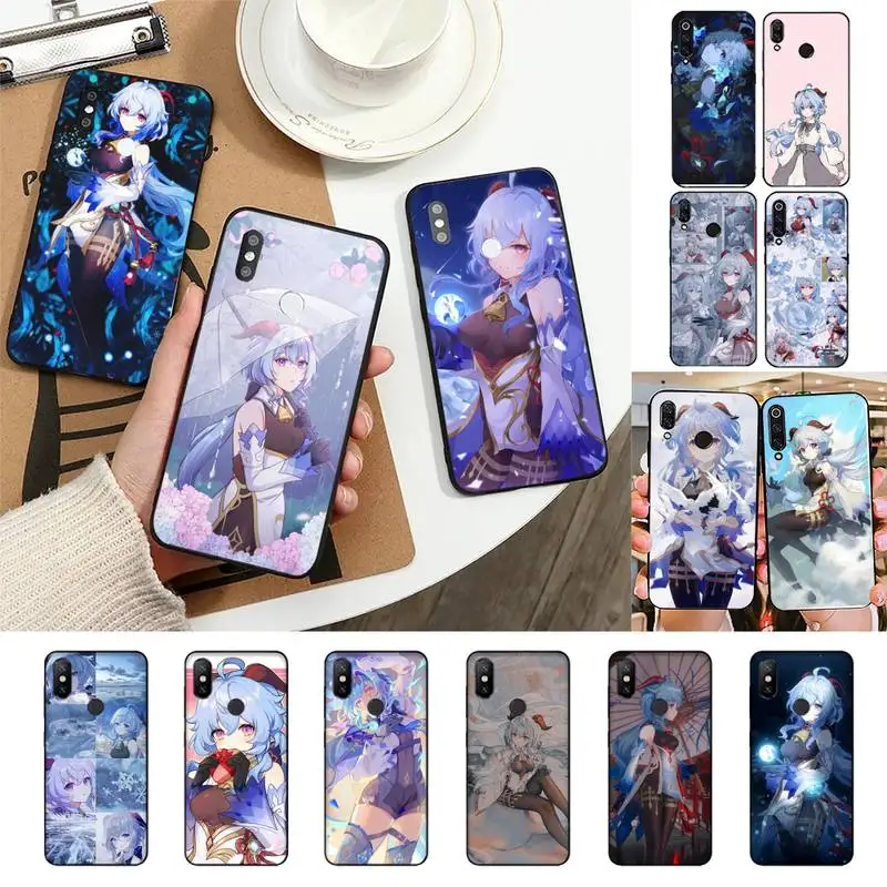 

TOPLBPCS Genshin Impact Ganyu Phone Case For Redmi Note 7 5 8A Note8pro 9Pro 8T Coque for note6pro Capa