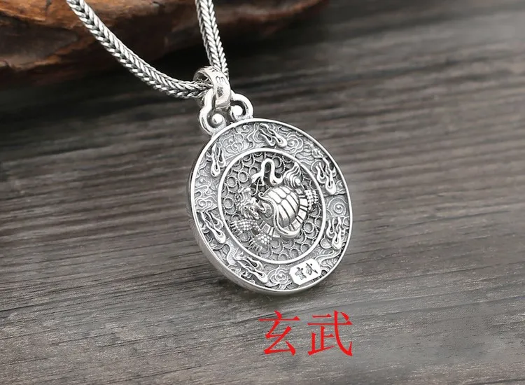 Винтажная индивидуализированная Подвеска из тайского серебра S925 пробы Hegemonic