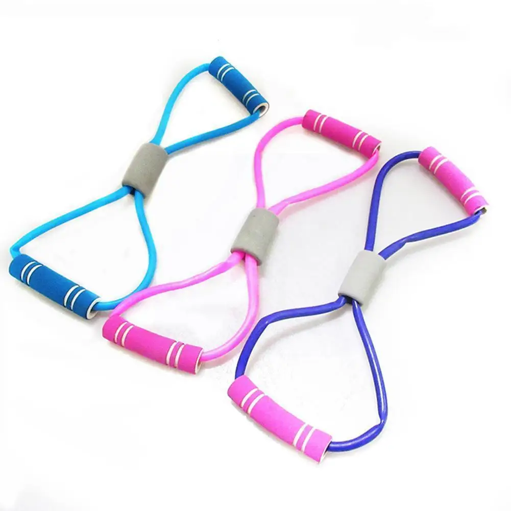 

Fitness Equipment Resistance Exercise Bands Elastic Rope Tension Training Pull Home Sports Women Yoga Rope Bodybuilding Q7a7