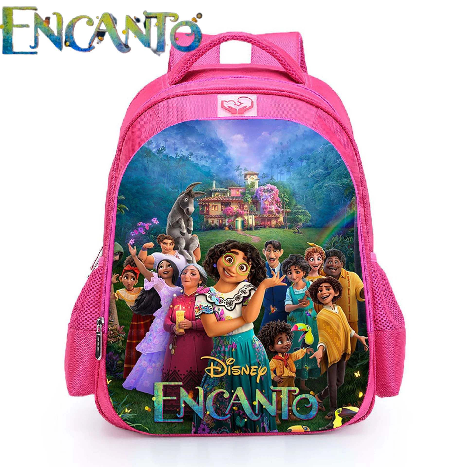 

39-42cm Encanto Mirabel Madrigal Cosplay Bag Disney New Cartoon Mirabe Children's Schoolbag Backpack Kids Girl School gifts