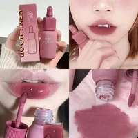 8colors non stick cup lipstick velvet ink matte dyeing lip gloss waterproof long lasting moisturizer lip tint korean cosmetics
