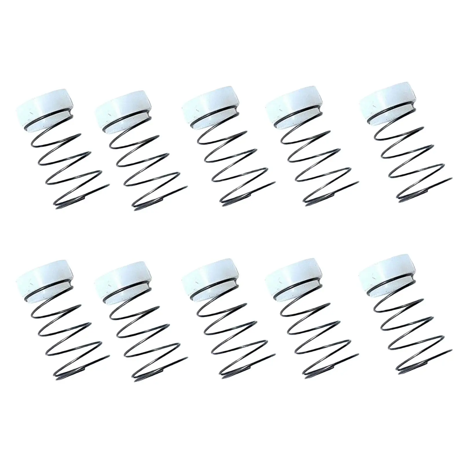 

10Pcs Rubber Seal Pads Spring Set, Foot Protector for 65 Type Air Compressor Part