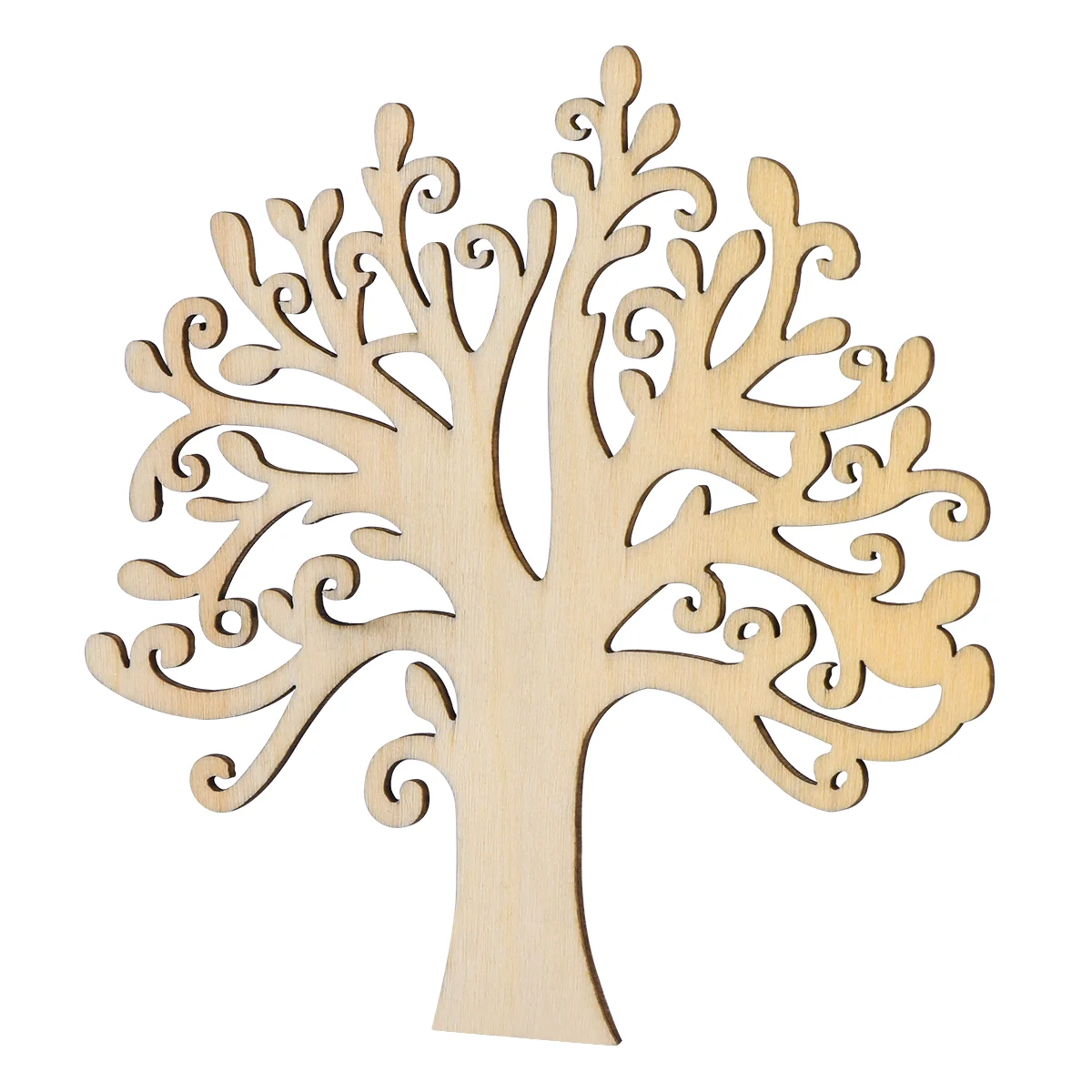 

Tree Wooden Wood Embellishment Embellishments Crafts Blank Family Craft Diy Trees Large Life Cutout Frame Decoration Cutouts