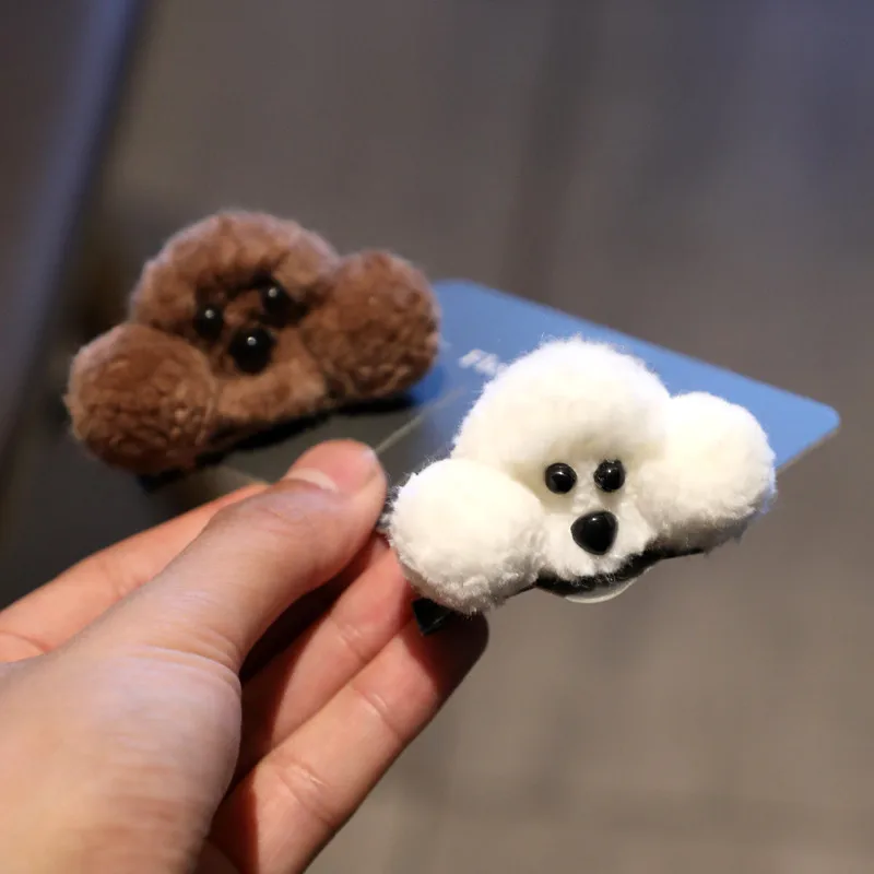 

1 шт. милые стереоскопические заколки для волос в виде собаки Тедди детский головной убор заколки для волос для девочек головной убор Детские аксессуары для волос эластичные повязки для волос