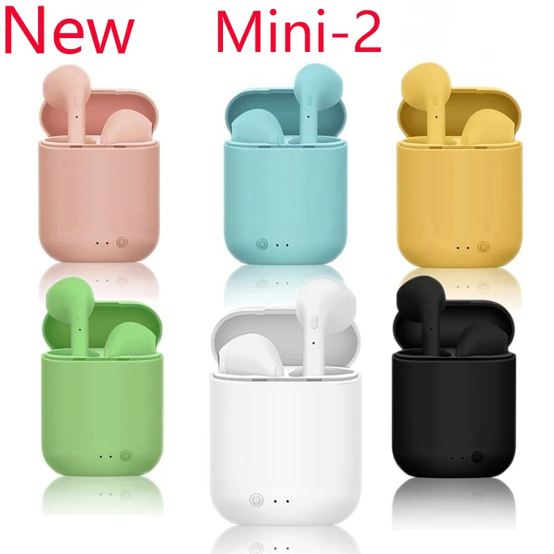 

2023 New Mini-2 TWS Wireless Bluetooth headphones Music Stereo haedset noise cancelling sport earbuds PK pro6 i7s Y50 Y30 E6S V9