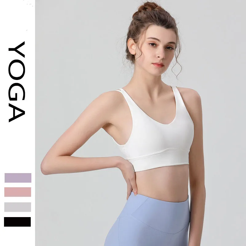 

Sports And Gathered Underwear Shock-Proof Fitness Running Vest Sag-Proof Summer Belt Underwear Back Thin