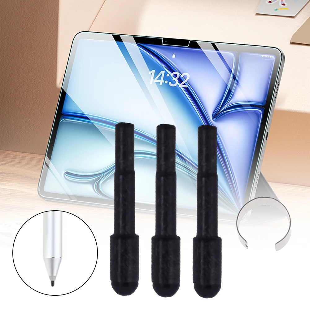 3 шт. насадки для стилуса с зажимом сенсорного наконечника сменные запасные Lenovo