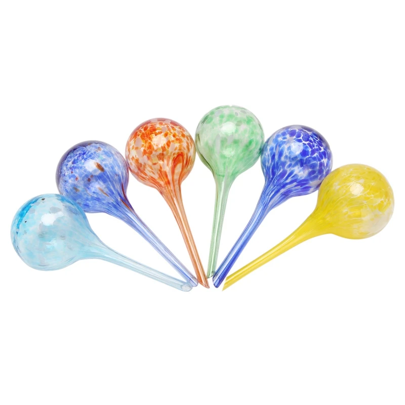 

6Pcs Glass Watering Globes, Automatic Drippers Waterers Dripping Equipment For Indoor Outdoor Garden Potted Plants