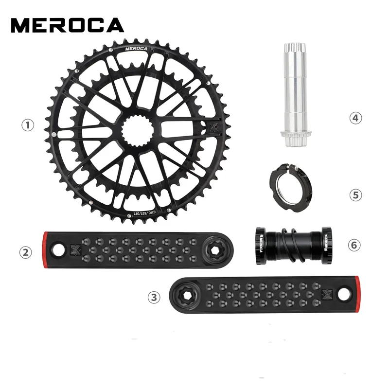 Шатун для шоссейного велосипеда 170 мм 130BCD 50/34T 53/39T двойные звездочки набор детской