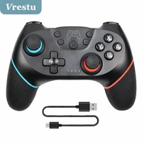 wireless gamepads remote controller for nintendo switch pro pc controller with gyro sensor dual vibration turbo function 6 axis