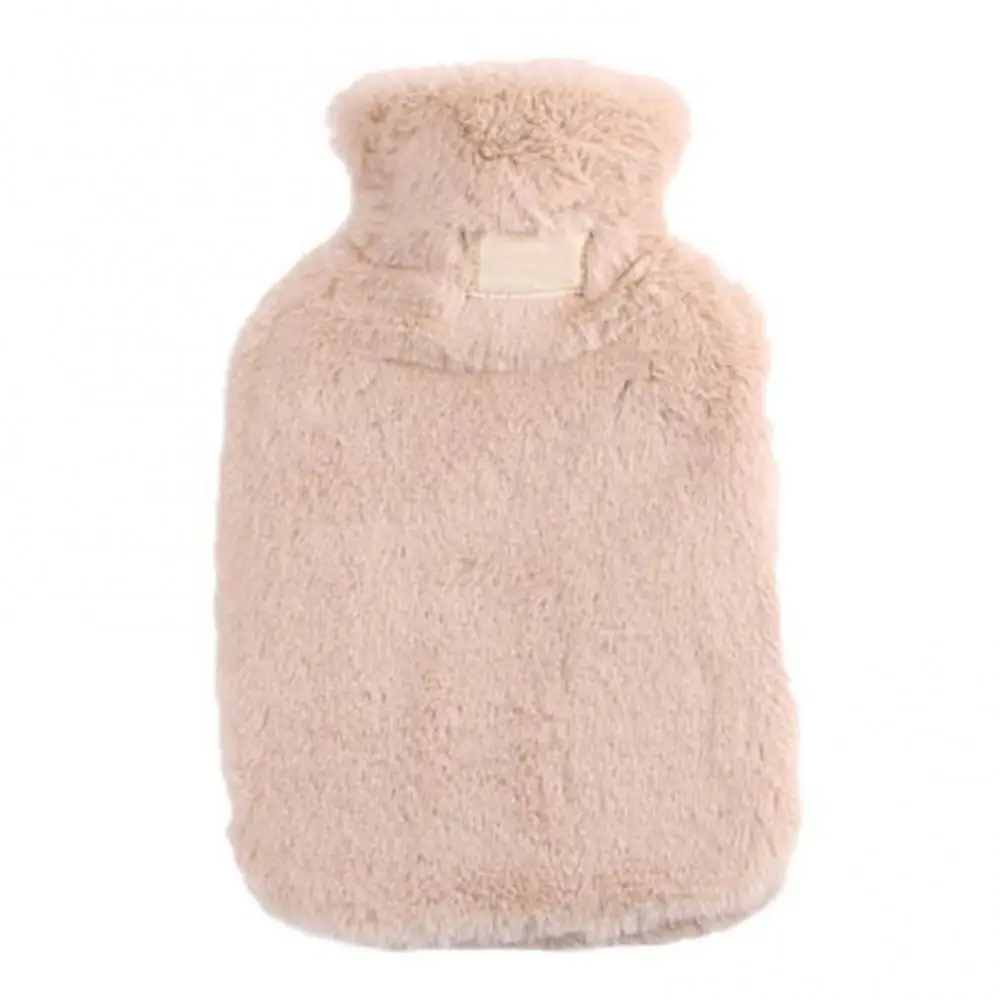 

Hand Warmer Bag Water Bottle Warm Winter Kids 800ml hot water bottle Warmer soft keep warm in winter Solid Color Heat Feet Hot