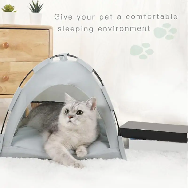 

Складной диван, яркая прочная теплая дышащая палатка, портативная кровать для кошек, мебель для домашних животных, самая большая оценка, удобная клетка для домашних животных