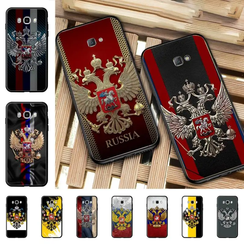 

Russia Russian Flags Phone Case for Samsung J 2 3 4 5 6 7 8 prime plus 2018 2017 2016 core