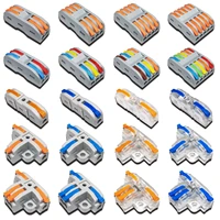 wire connector 222x 212 universal compact wiring connection lighting push in conductor terminal block mini fast cable connector