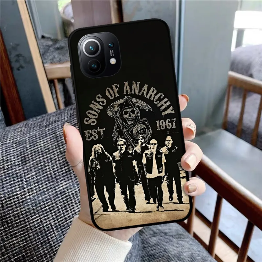 Чехол для телефона Американские ТВ Сыны анархии Xiaomi Mi 5X 8 9 10 11 12 lite pro 10T PocoX3pro PocoM3 Note