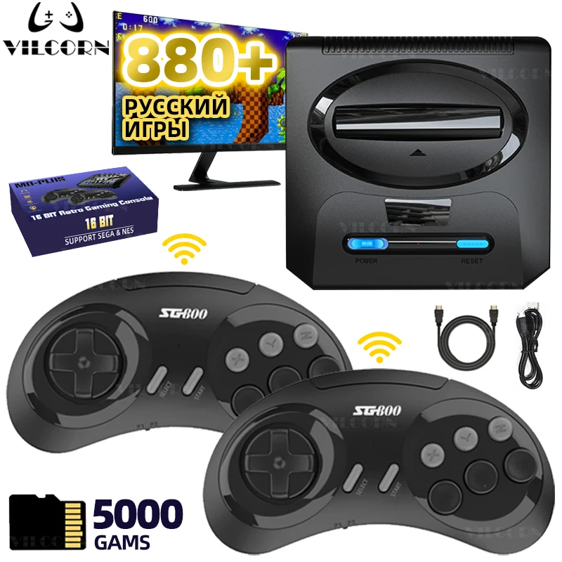 Беспроводная игровая консоль для Sega Mega Drive