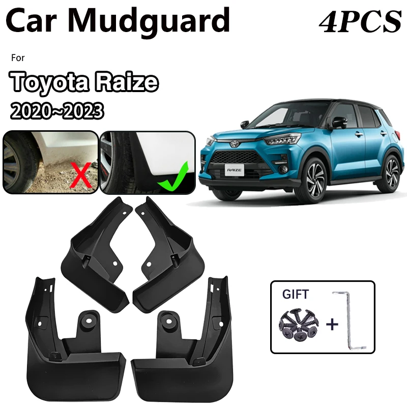 Автомобильные брызговики для Toyota Raize 2022 аксессуары 2023 2020 2021 Daihatsu Rocky A200 передние
