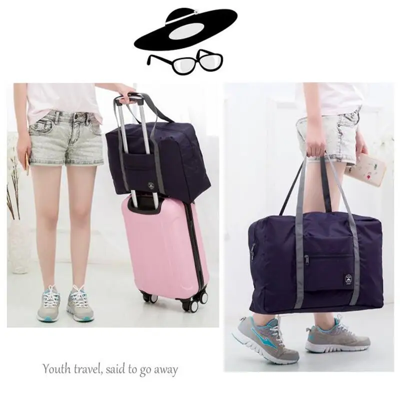 

Foldable Large Storage Bag Travel Essentials Necessaire Gadgets Women's Bag For Shopper Clothes Organizer Useful Things for Home