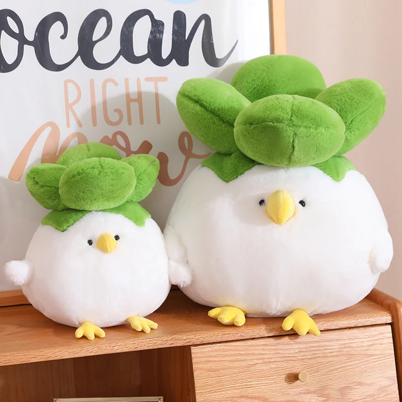 

25-75cm Chicken Cabbage Plushies Stuffed White Bird Vegetable Plush Toys For Boys Lovely Girls Birthday Gifts Soft Animal Toy