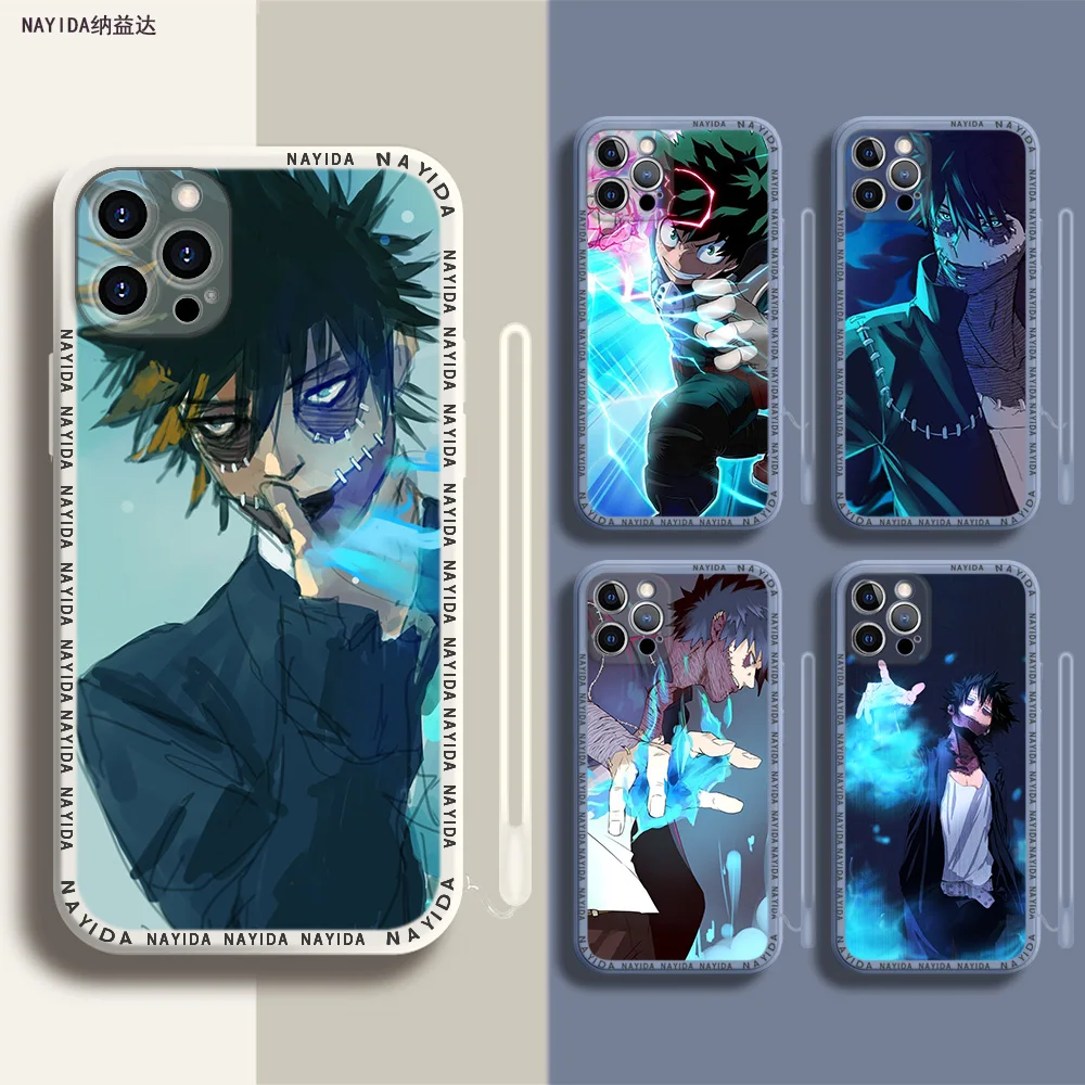 

Phone Case For iPhone 14 13 11 12 Mini Pro Max XS XR X Soft Silicone TPU Cover my hero academy cosplay